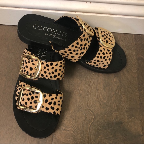 Coconuts by Matisse leopard print slides - Picture 4 of 6